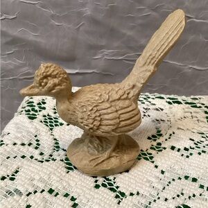 Vintage Road Runner Small Bird Figurine Made in Mexico